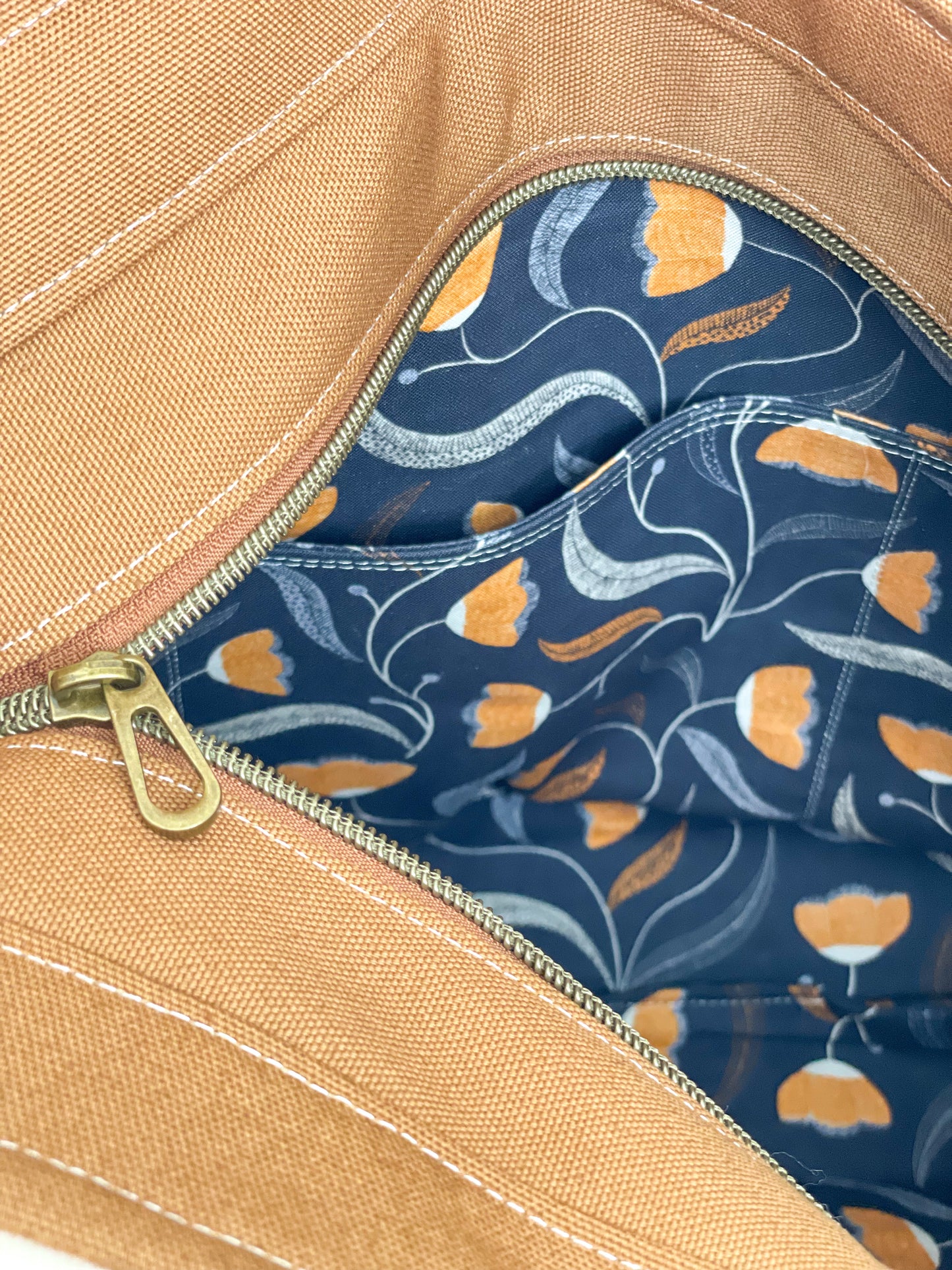 Signature Quilted Landscape Tote Bag