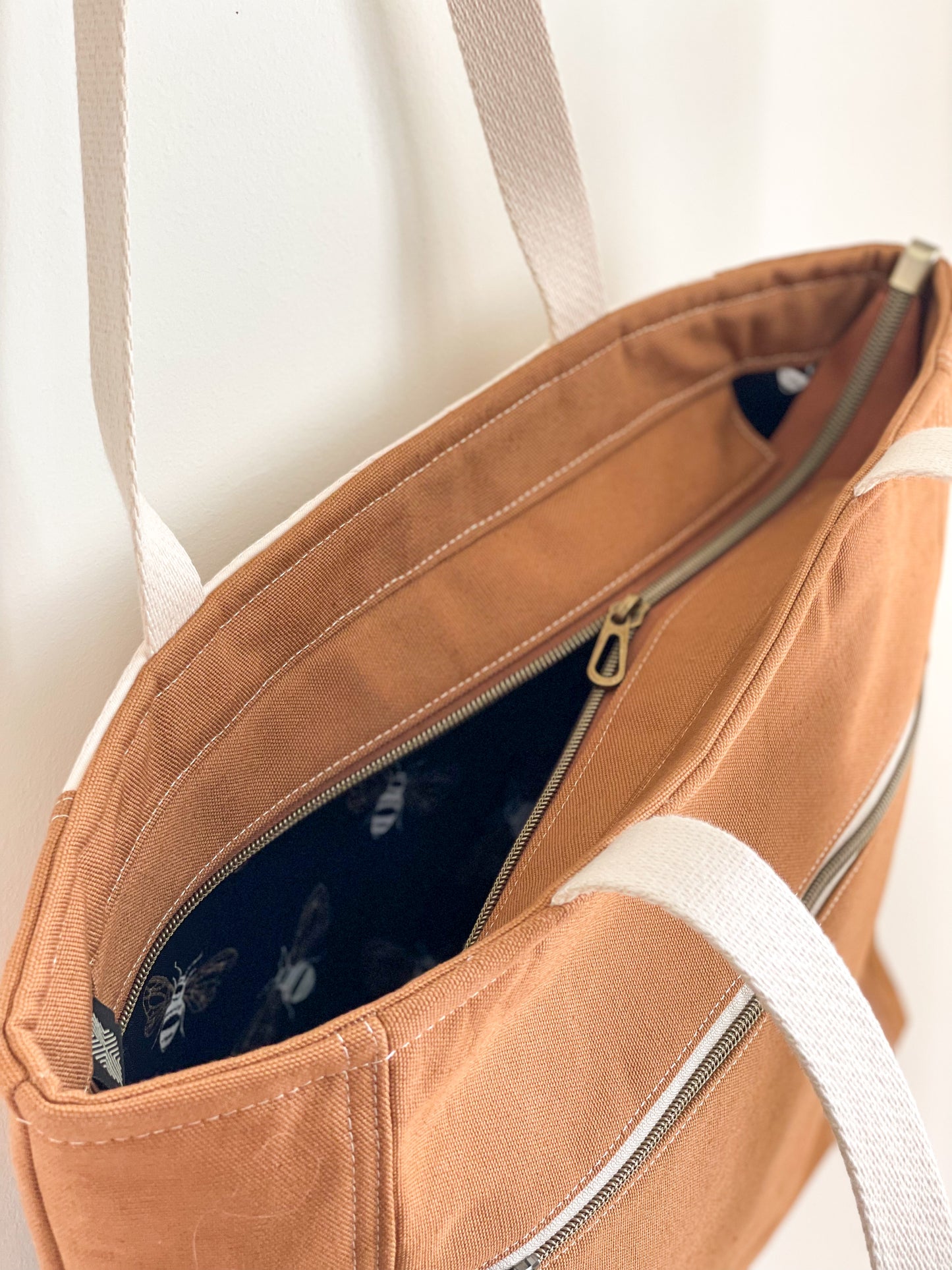 Signature Quilted Landscape Tote Bag
