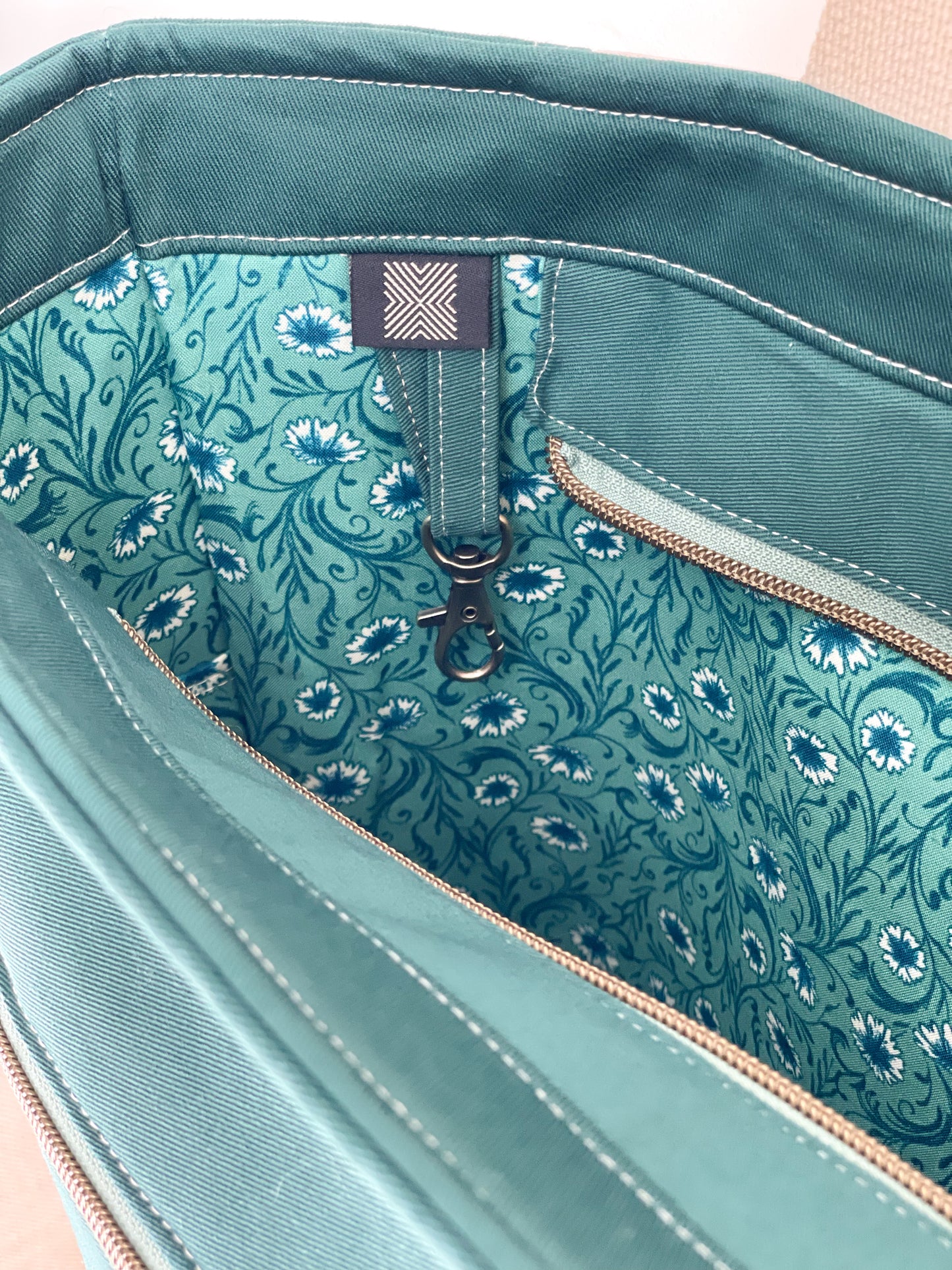 Signature Quilted Landscape Tote Bag