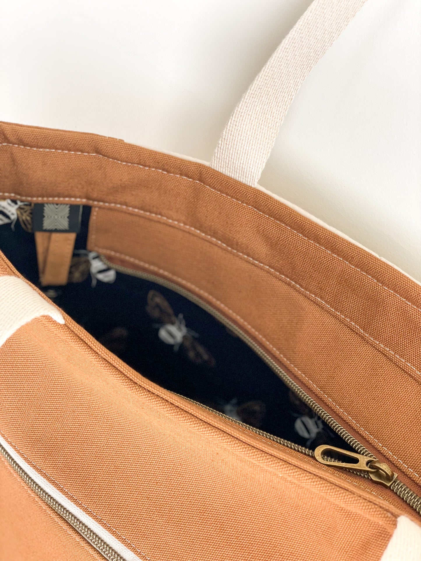 Signature Quilted Landscape Tote Bag