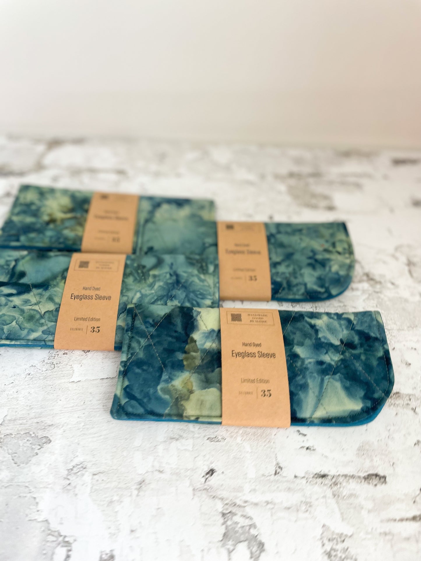 Hand Dyed Eye Glass Sleeve