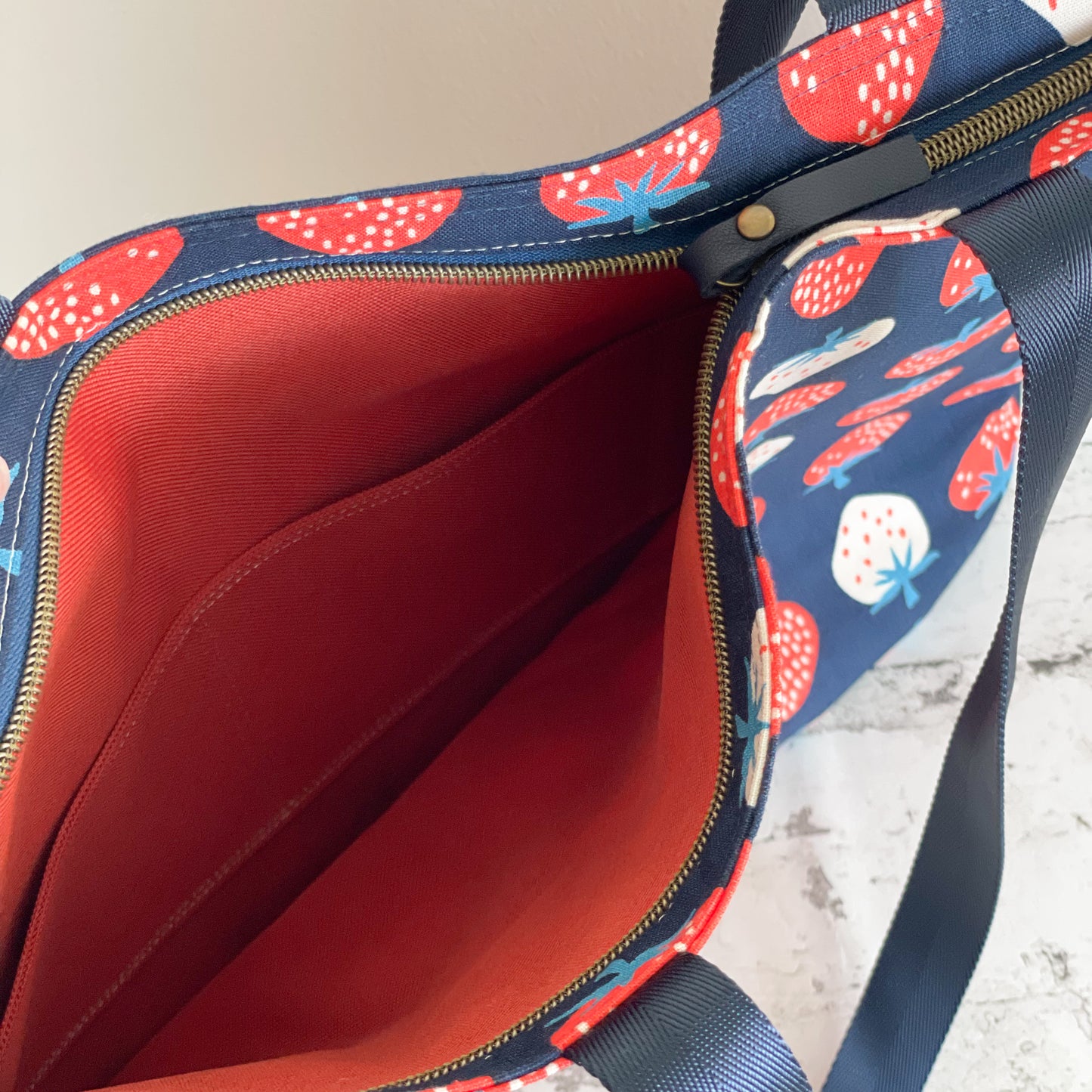 Zipper Tote Bag