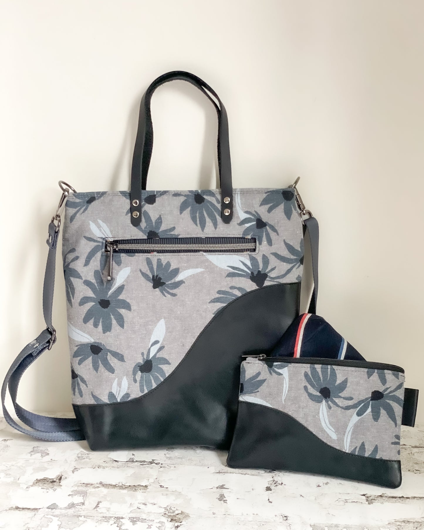 Minimalist Curve Crossbody Tote