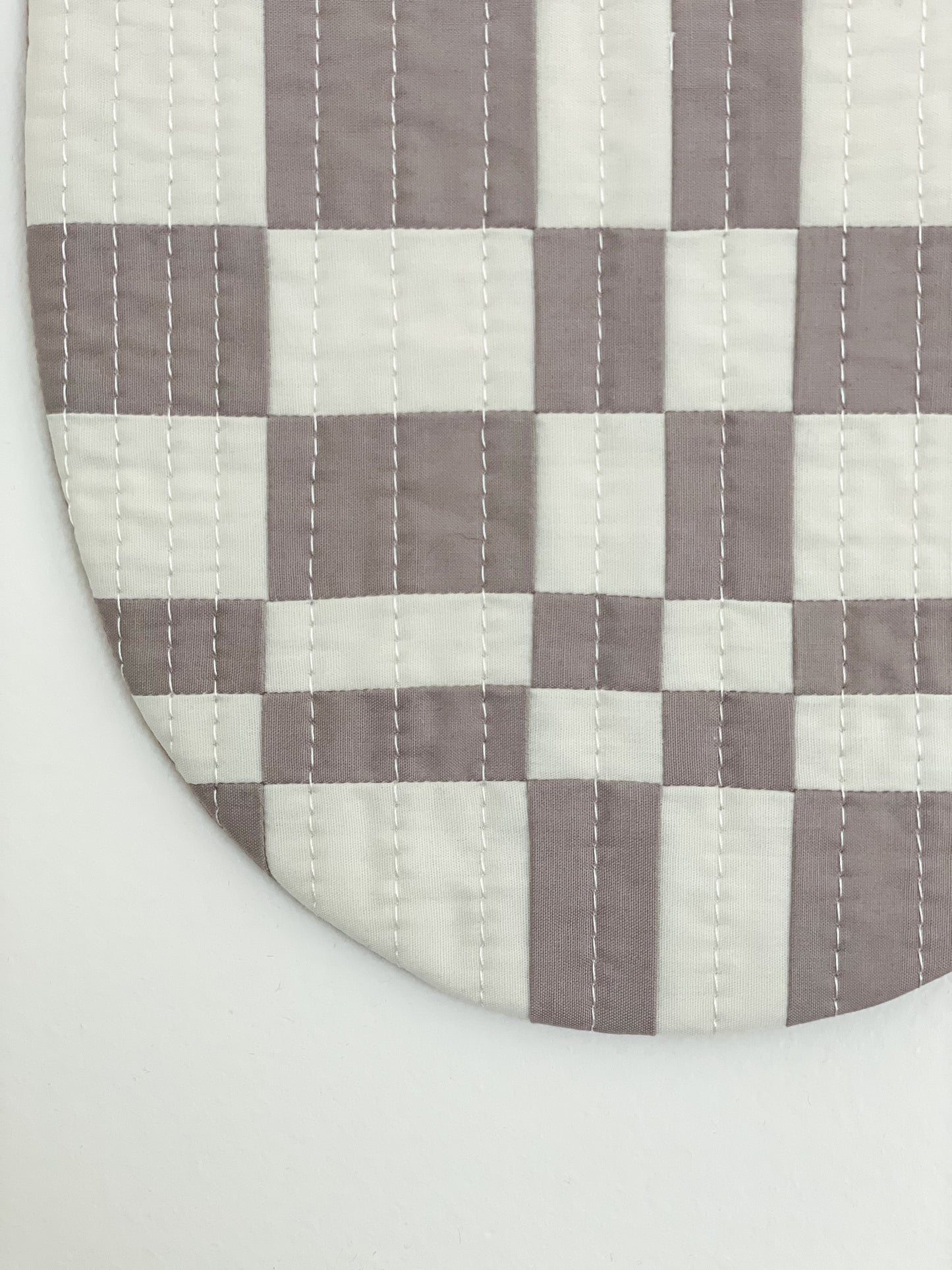 Check Wall Quilt Lavender 3