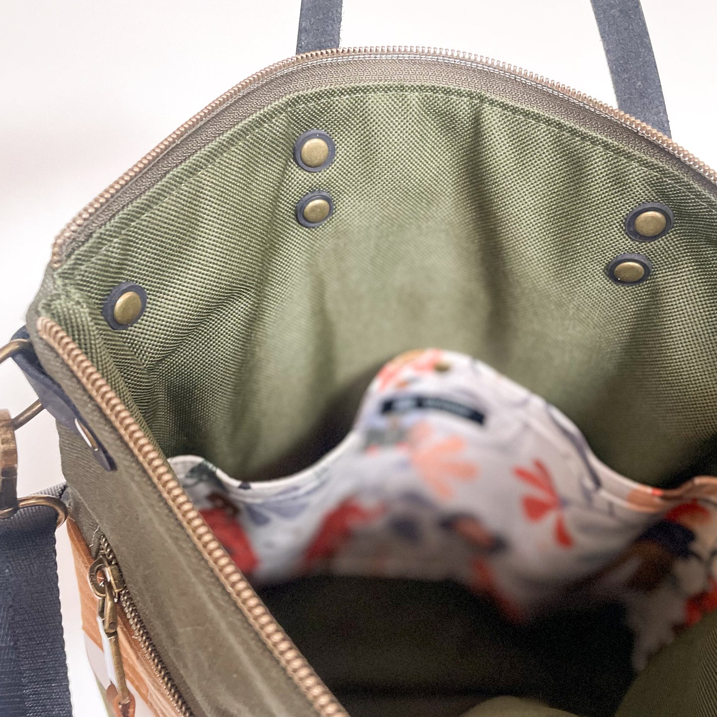 Zip Crossbody Tote - Landscape