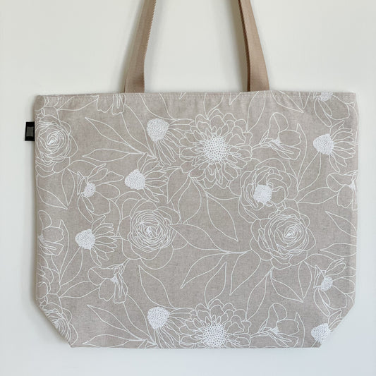 Zipper Tote Bag