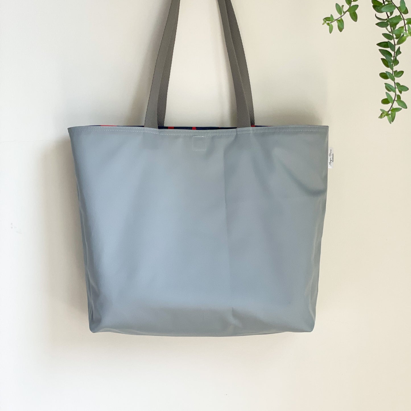 Reversible Waterproof Canvas Tote Bag